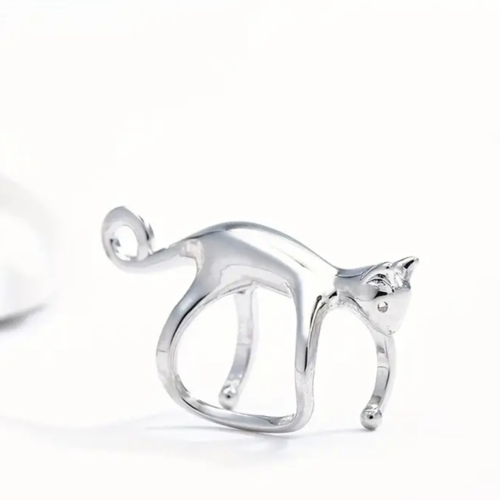 🆕️Cat Design Ear Cuff💎 - Picture 3 of 5